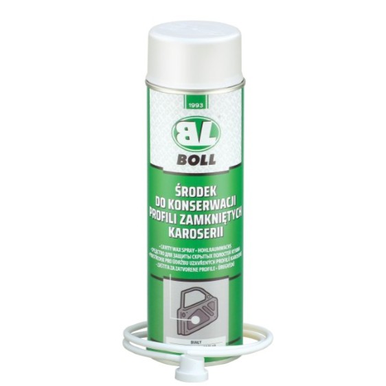 BOLL ŚRODEK DO KONSERWACJI PROFILI ZAMKNIĘTYCH KAROSERII SPRAY BIAŁY 500ml