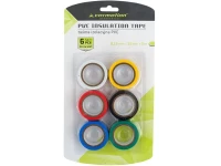 TAŚMY IZOLACYJNE KOLOROWE 0,13mm x 15mm x 5m 6szt CARMOTION