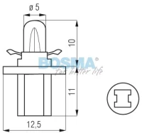 ZAR.24 [V] 1,2 [W] B8,5D Bosma