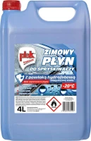 PŁYN DO SPRYSKIWACZY ZIMOWY PLAK Z POWŁOKĄ HYDROFOBOWĄ 4L -20°C