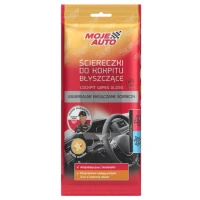 ŚCIERECZKI DO KOKPITU NABŁYSZCZAJĄCE Moje Auto WANILIA 24szt