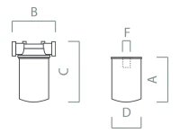 FILTR PALIWA 60l/min PIUSI