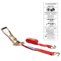 PAS TRANSPORTOWY Z NAPINACZEM ERGO 5t 4m