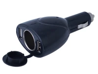 ŁADOWARKA SAMOCHODOWA 2 x USB + GNIAZDO EURO CARMOTION