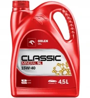 ORLEN CLASSIC Mineral SL 15W40 4,5L (PLATINUM CLASSIC MINERAL)