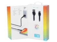 Kabel WAYME USB - USB C PODŚWIETLANY LED 2m