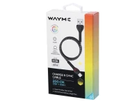 Kabel WAYME USB - USB C PODŚWIETLANY LED 2m