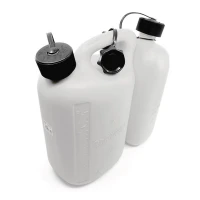 KANISTER PLASTIKOWY DWUKOMOROWY 5L+ 3L BIAŁY OREGON